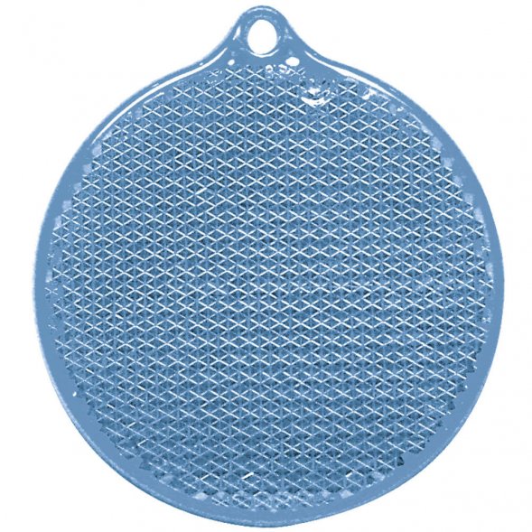 Пешеходный светоотражатель «Круг», синий 