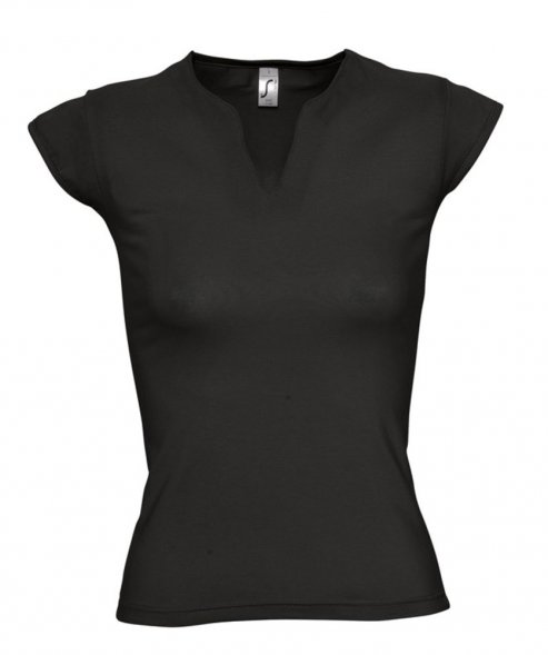 Футболка женская Mint 170, черная 