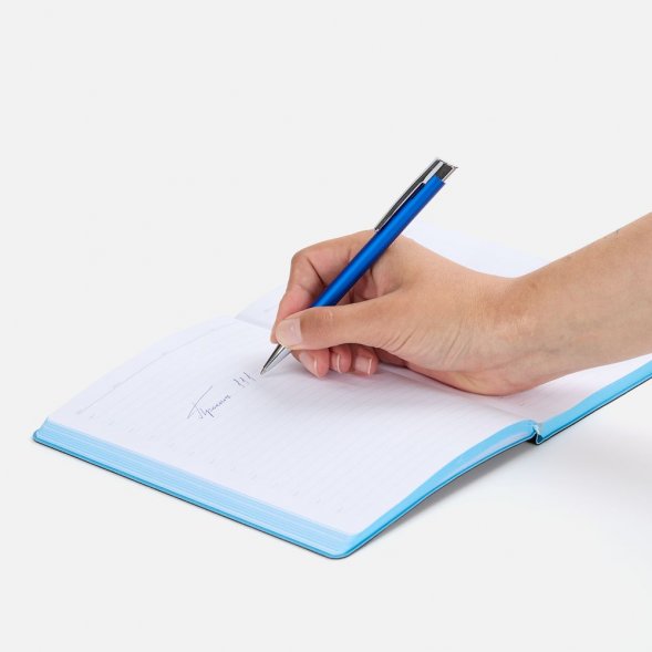 Ручка шариковая Stork, синяя 