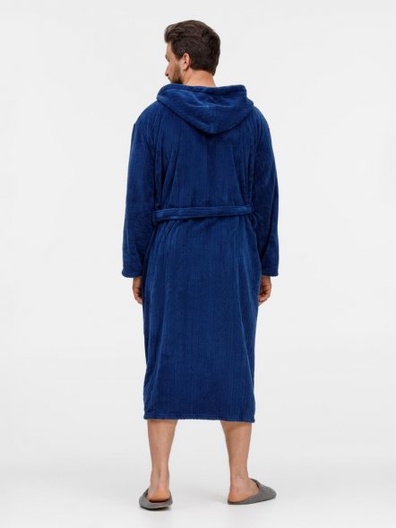 Халат флисовый Magic Mantle, темно-синий 