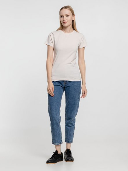 Футболка женская T-bolka Lady, молочно-белая 