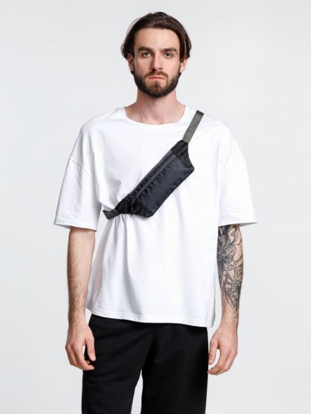 Спортивная поясная сумка Run for Fun, черная 