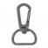 Застежка-карабин Snap Hook, M, серая 