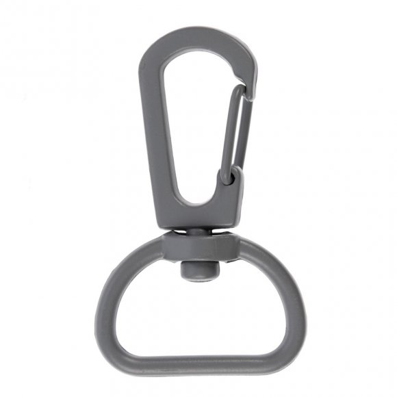 Застежка-карабин Snap Hook, M, серая 