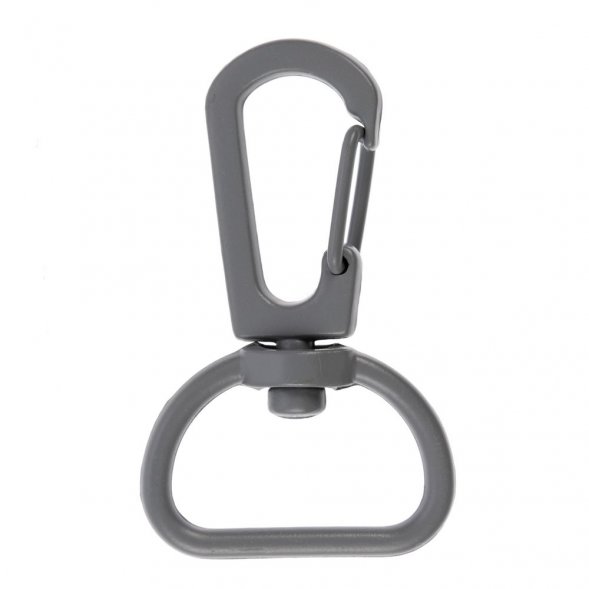 Застежка-карабин Snap Hook, M, серая 