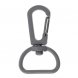 Застежка-карабин Snap Hook, M, серая 