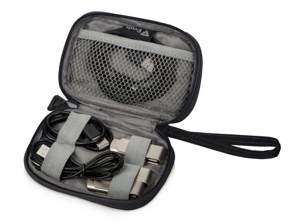 Органайзер для проводов Keep Organized S, черный (140*100*25) 