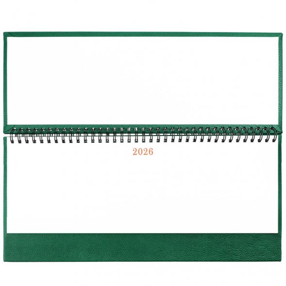 Планинг Sagrin, датированный, зеленый 