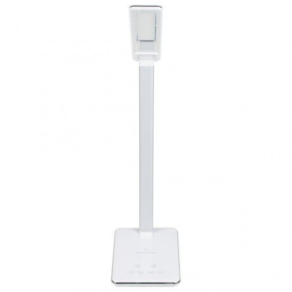 Настольная лампа с беспроводной зарядкой Power Spot, белая 