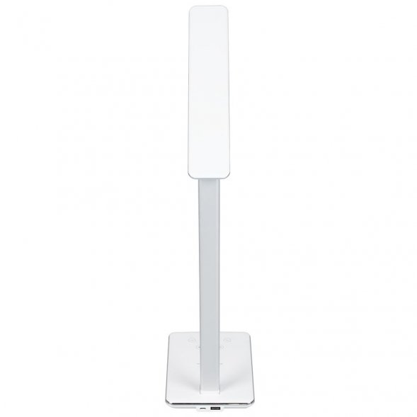 Настольная лампа с беспроводной зарядкой Power Spot, белая 