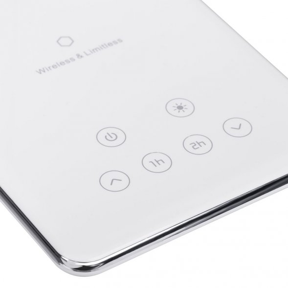 Настольная лампа с беспроводной зарядкой Power Spot, белая 