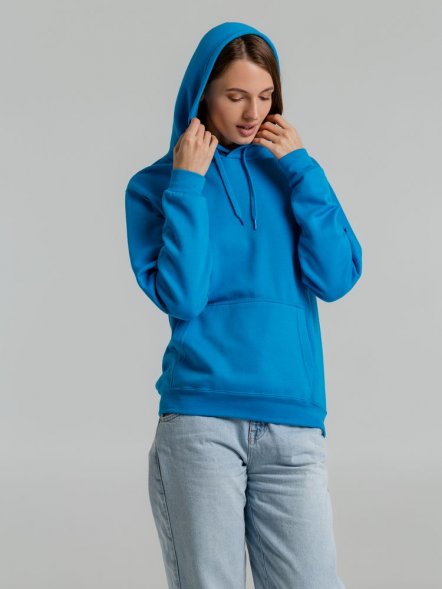 Толстовка с капюшоном Snake II бирюзовая 