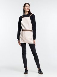 Фартук Settle In, светло-бежевый (молочный)