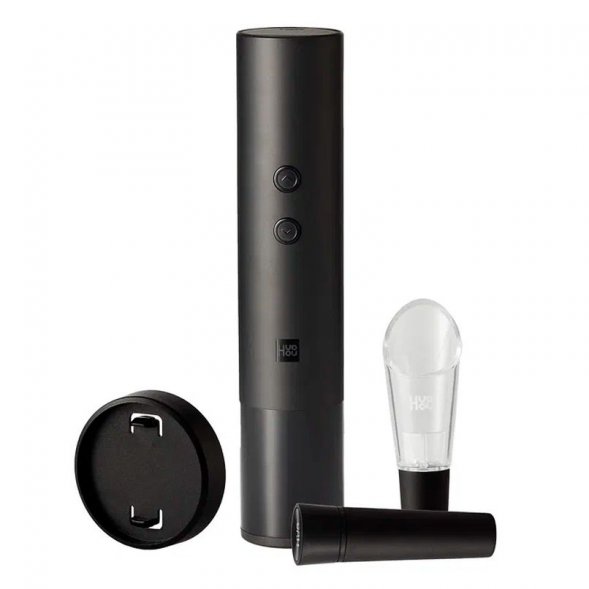 Винный набор HuoHou Electric Wine Bottle Opener 4 in 1, черный 