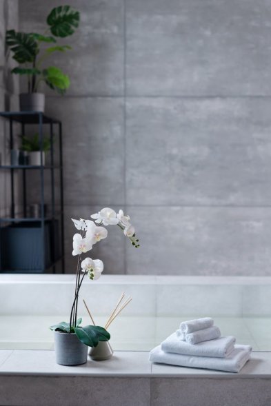 Полотенце отельное For Rooms, большое, белое 