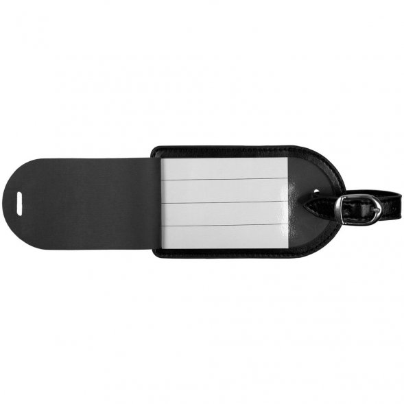 Бирка багажная Nebraska, черная 