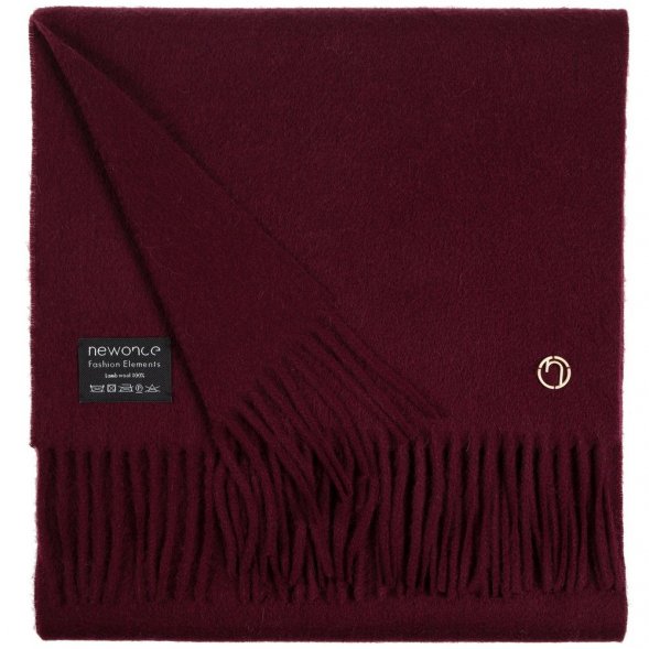Шарф Graceful, бордовый 
