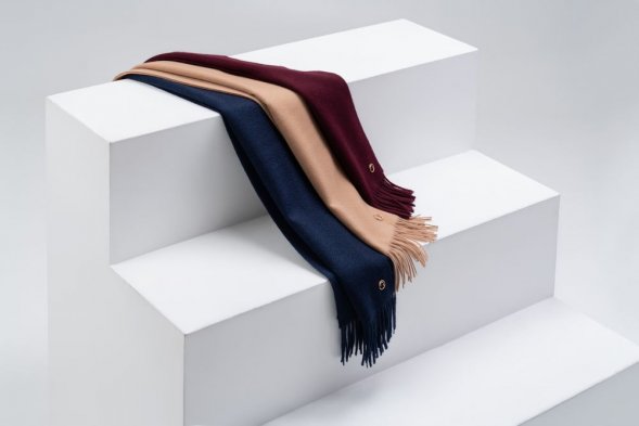 Шарф Graceful, бордовый 