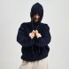 Худи релакс унисекс ADVENTURE, темно-синий, размер XL/2XL 