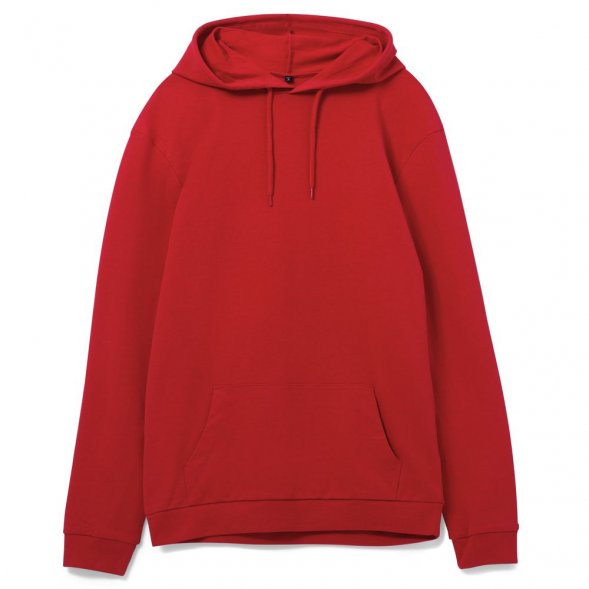 Толстовка с капюшоном унисекс Hoodie, красная 