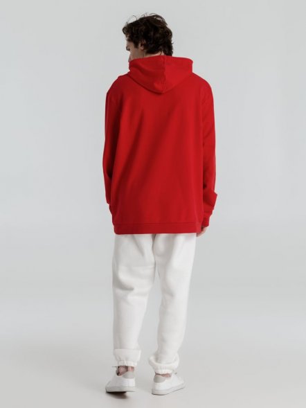 Толстовка с капюшоном унисекс Hoodie, красная 