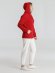 Толстовка с капюшоном унисекс Hoodie, красная 