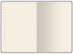 Ежедневник недатированный А5 Bosforo, красный