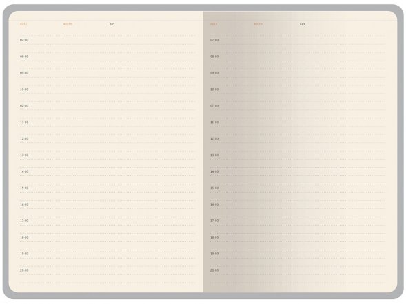 Ежедневник недатированный А5 Bosforo, красный 