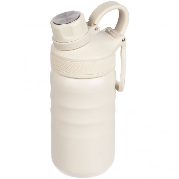 Термобутылка Fujisan 2.0 без логотипа, белая (молочная) 