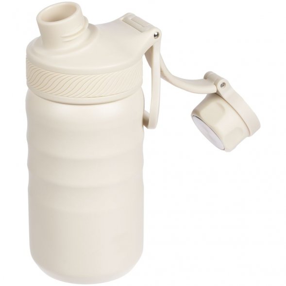 Термобутылка Fujisan 2.0 без логотипа, белая (молочная) 