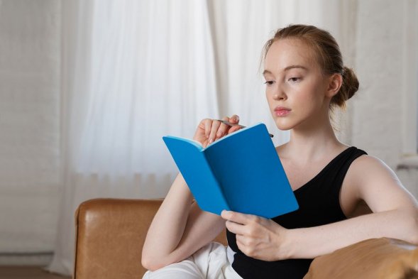 Ежедневник Shall Light, недатированный, синий 