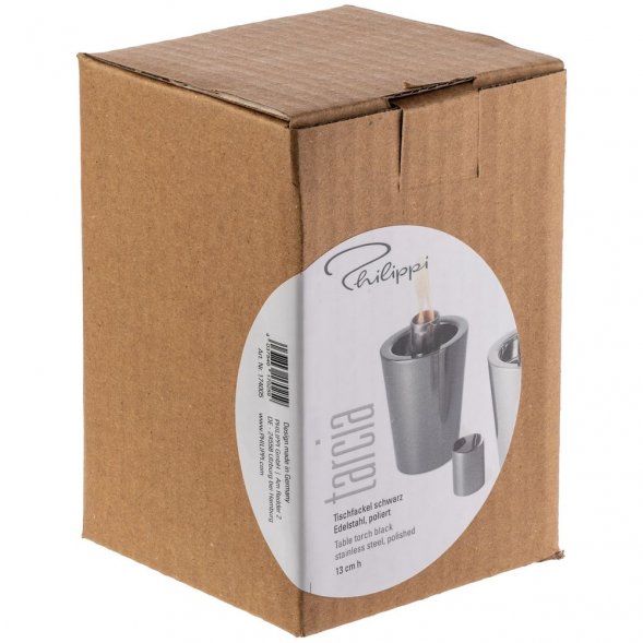 Масляная лампа Tarcia, серебристая 