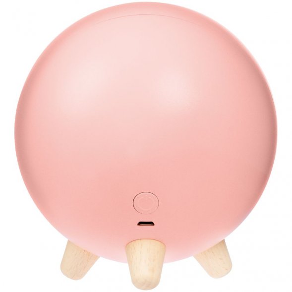Беспроводная лампа-колонка Right Meow, розовая 