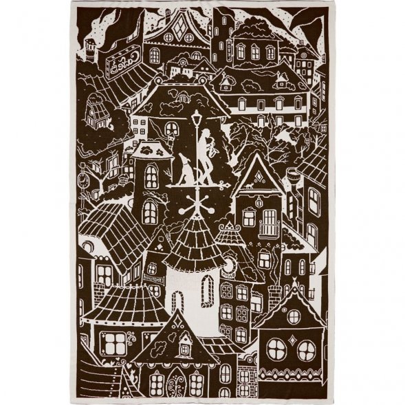 Плед на заказ Tricksy Net, 2 цвета, М, акрил 