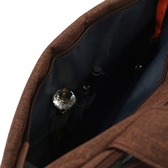 Cумка для ноутбука L224, коричневая 