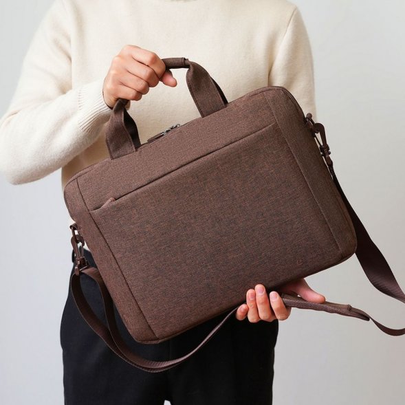 Cумка для ноутбука L224, коричневая 
