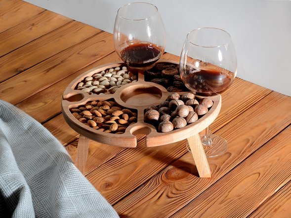 Деревянный столик на складных ножках Outside party 