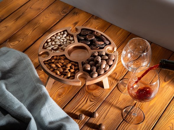 Деревянный столик на складных ножках Outside party 