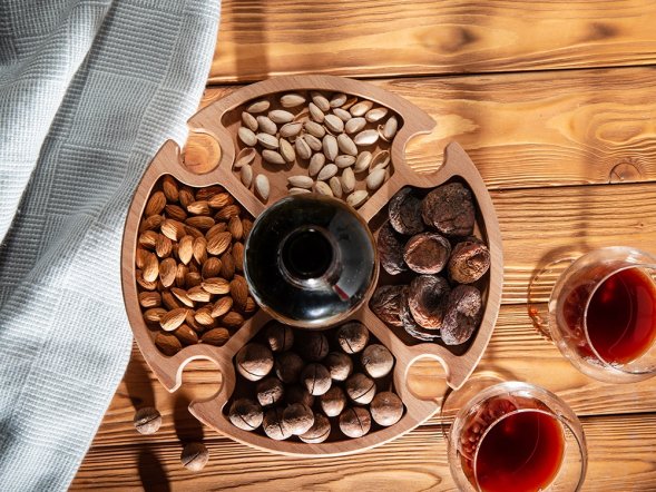 Деревянный столик на складных ножках Outside party 