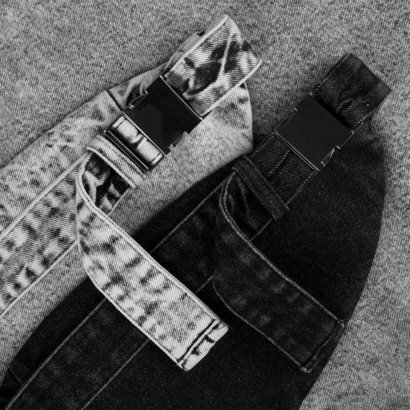 Поясная сумка W6, черная 