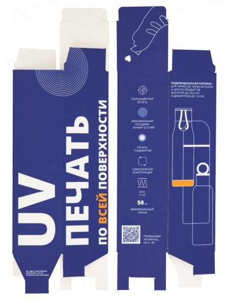 Коробка для термоса Inside с печатью на заказ 