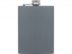 Фляжка 240 мл Remarque soft touch, 304 сталь, серый