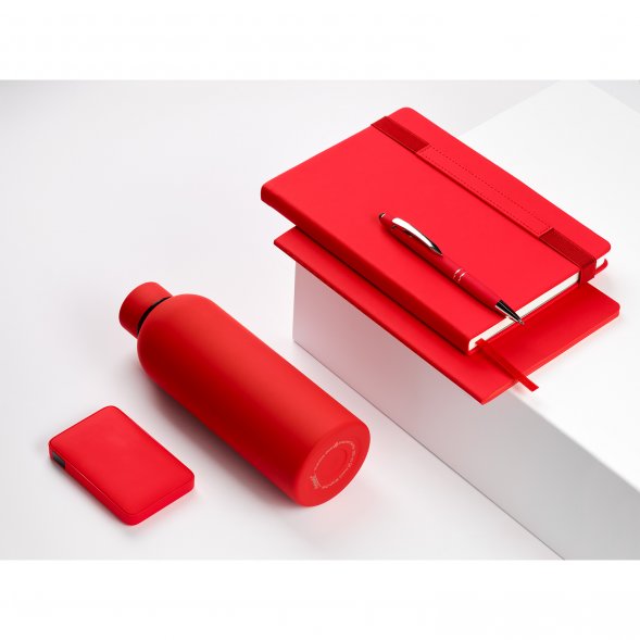 Внешний аккумулятор с подсветкой Ancor 5000 mAh, красный 