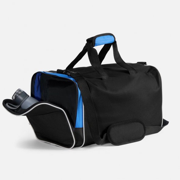 Спортивная сумка Fitnext, черная с синим 