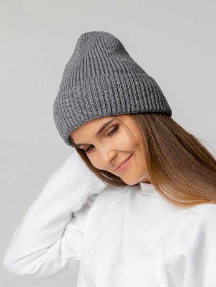 Шапка Tommi, серый меланж 