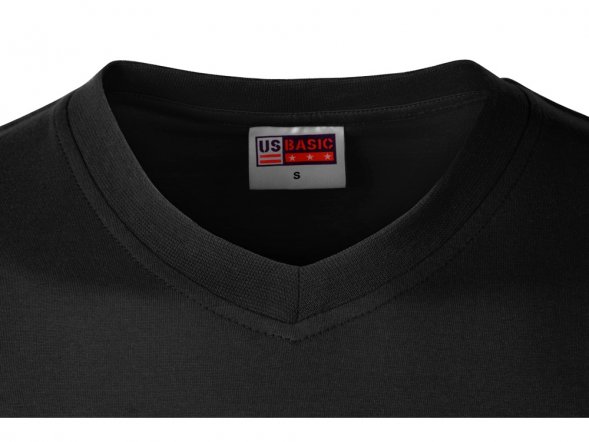Футболка Heavy Super Club мужская с V-образным вырезом, черный 