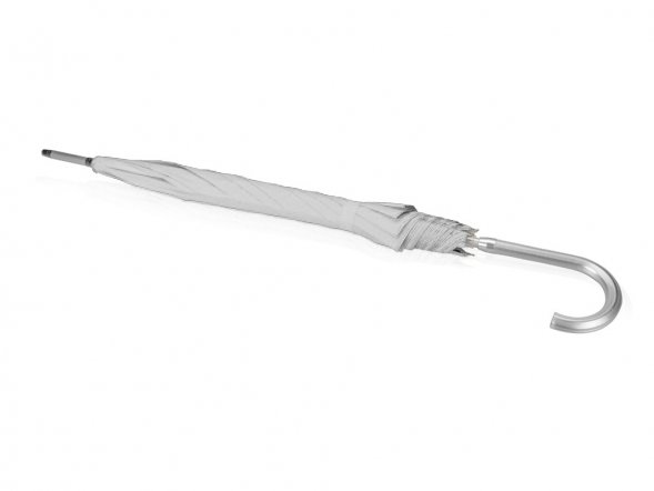 Зонт-трость полуавтомат Майорка, серебристый 