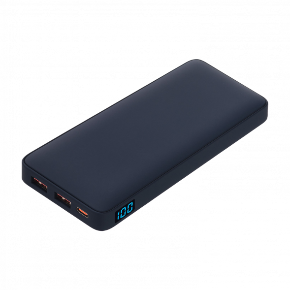 Внешний аккумулятор с подсветкой Ancor PD Plus 10000 mAh, синий 
