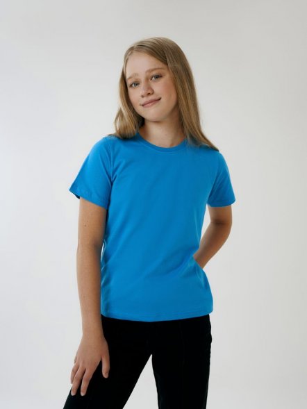 Футболка детская T-Bolka Kids, бирюзовая 