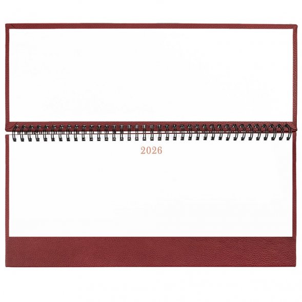 Планинг Sagrin, датированный, красный 